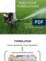 Insecticide Formulation