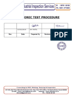 Ultrasonic Test Procedure: Rev. Date Prepared by Reviewed Approved