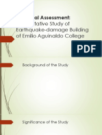 Structural Assessment:: A Qualitative Study of Earthquake-Damage Building of Emilio Aguinaldo College