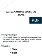 BANGUNAN DAN STABILITAS KAPAL Power Point