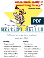 Writing Skillls