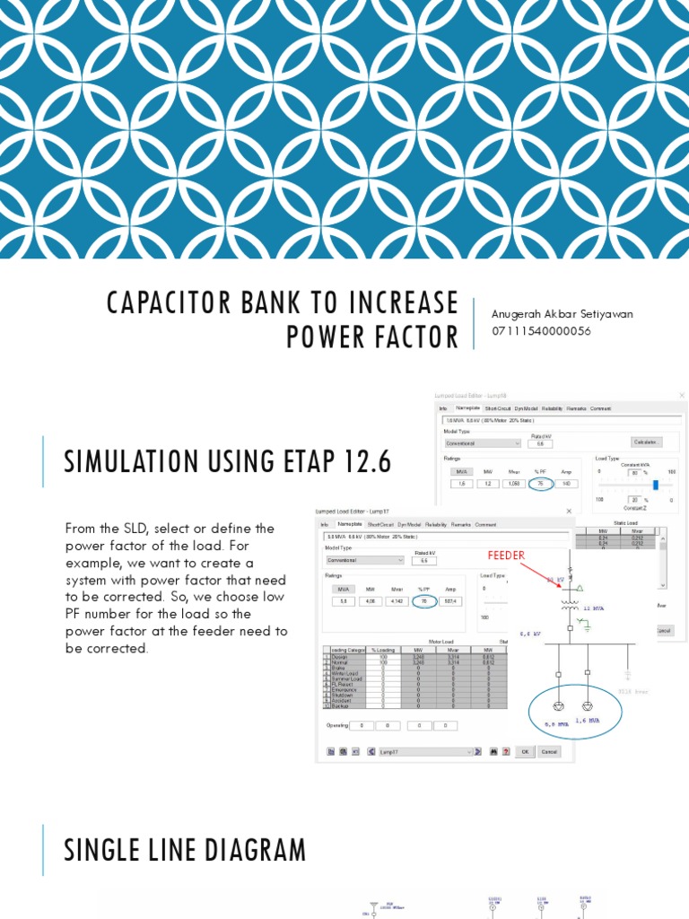 Capacitor Bank To Increase Power Factor Anugerah Akbar Setiyawan