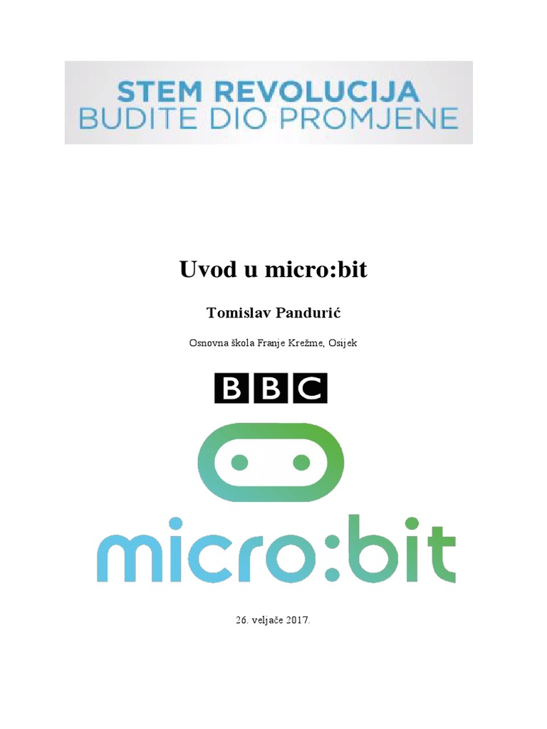 Uvod I MicroBit | PDF