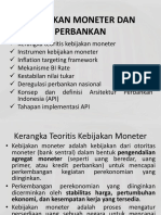 Kebijakan Moneter Dan Perbankan