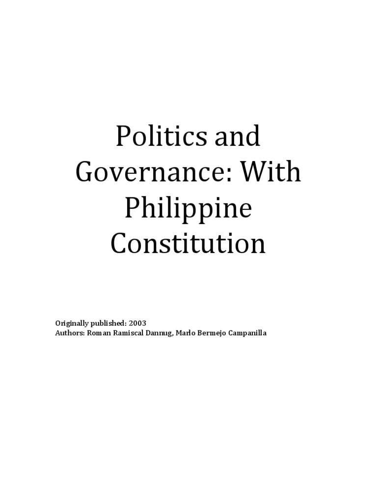 Politics and Governance With Philippine | PDF | Monarchy | Monarch