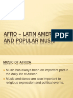 Afro-Latin Music Traditions