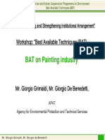 BAT Workshop on Painting Industry