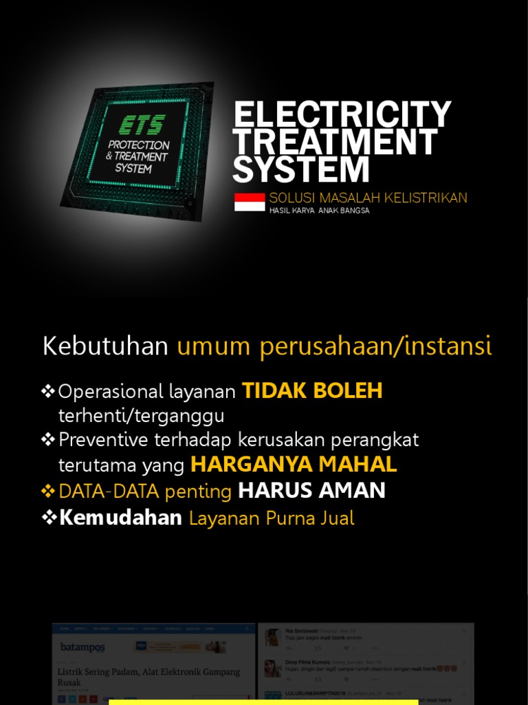 Sistem Perlindungan Listrik ETS | PDF