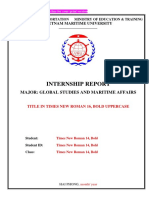 Format Internship Report