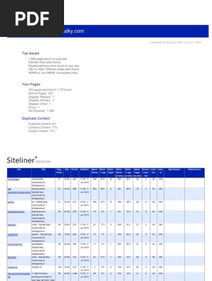 SEo report