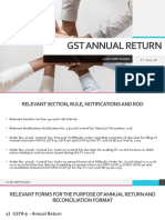 Presentation On GST Annual Return