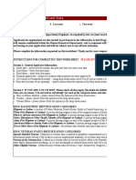 Section 1: General Applicant Data: A. Date of Application (Mm/dd/yy) B. Last Name C. First Name