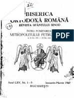 Biserica Ortodoxa Romana 1947 Nr.1-12