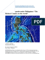Deuterium Deposits Make Philippines "The Richest Country in The World"