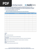 Scrum Product Backlog Template: Order ID User Story / Item Type Status Estimate