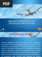 Aircraft Refuelling and Defuelling Procedures