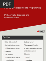 w3 Turtle Graphics and Python Modules