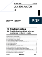 PC78US-8 Troubleshooting of Hydraulic System (H-Mode) PDF