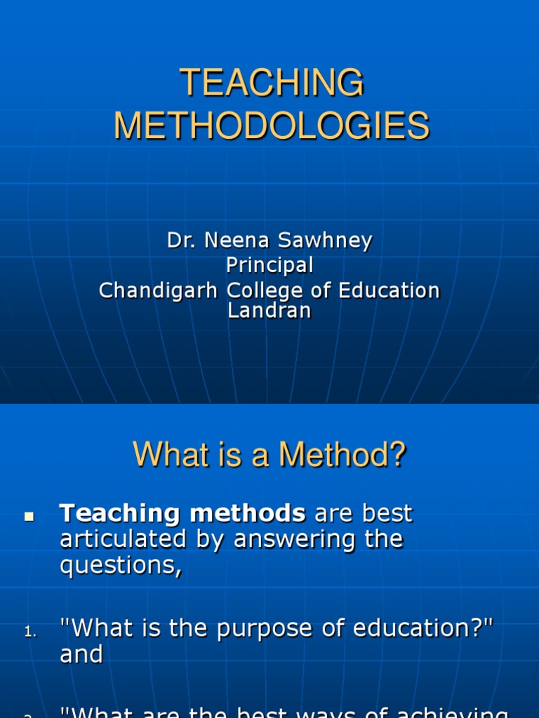 Teaching Methods PDF Lesson Plan Teachers