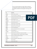 HTML5 Elements: Web Technology Assignment - 1947234