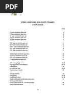 Steel Windows and Door Frames Catalogue