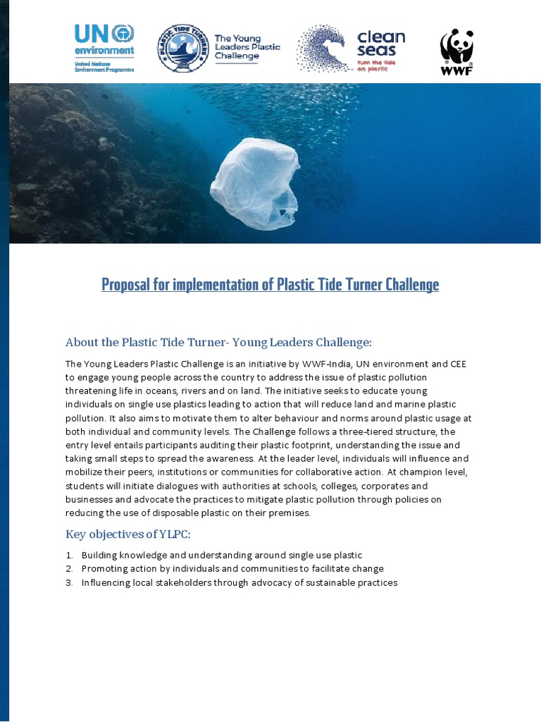 About The Plastic Tide Turner-Young Leaders Challenge | PDF | Business