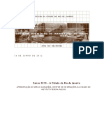 Censo 2010 - A Cidade Do Rio de Janeiro: 1 3 D E J U N H O D E 2 0 1 2