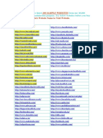 100 SAMPLE WEBSITES for classified.docx