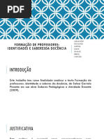 Didática- Formação d Eprofessores