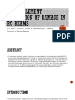 Finite Element Simulation of Damage in RC Beams