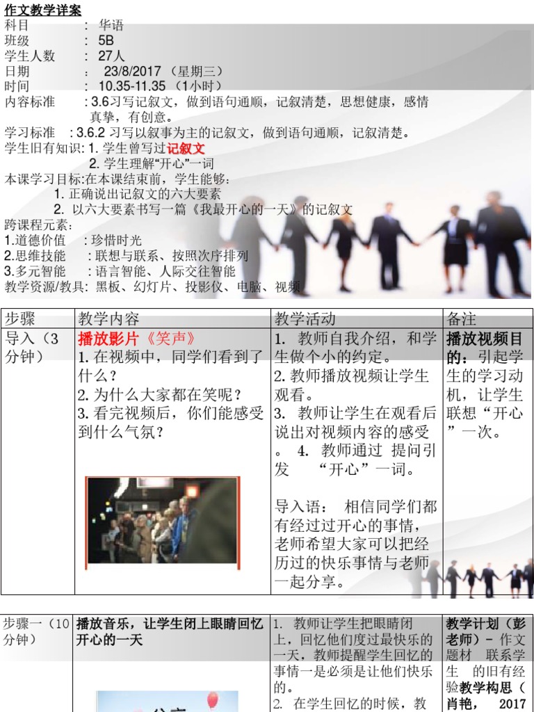 作文教学详案分析 | PDF