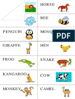 LIST of Animals To Play Are You