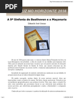 A 9ª Sinfonia de Beethoven e a Maçonaria