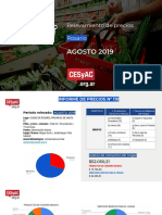 Relevamiento de Precios CESyAC AGOSTO 2019 · Rosario