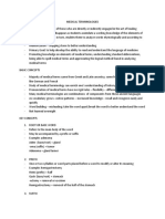 Medical Terminologies