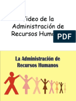 Administración de Recursos Humanos