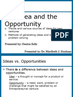 From Idea To Opportunity