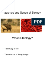 Science and Scope of Biology