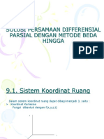 Solusi Persamaan Differensial Parsial Dengan Metode Beda Hingga