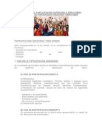 Democracia, Participación Ciudadana Y Bien Común Democracia, Participacion Ciudadana Y Bien Común