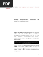 1.01- Pet. Inicial - Concessão de Auxílio-doença - Modelo Genérico Para Incapacidade Temporária