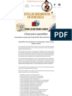 Apostillar Documentos Legales en Venezuela