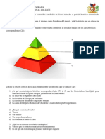 Evaluación de historia y geografía de la Edad Media