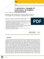 Benefits of Selective Vitamin D Receptor Activators in Kidney Transplanted Patients