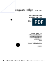 August Högn - Edition Offertorium - C-Dur - Op