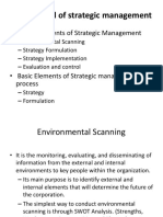 Basic Model of Strategic Management