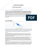 Leyes de La Economía