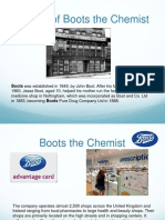 History of Boots The Chemist: Boots Was Established in 1849, by John Boot. After His Father's Death in