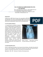 Bronchopneumonia On Immunocompromised Infants: Case Report: Karuna Dhorayho Yasa