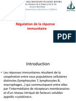 Cours 9 Régulation de La Réponse Immunitaire